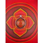 Gyökércsakra medál-kulcstartó 33mm x 8mm Letisztult