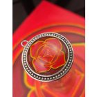 Gyökércsakra medál 39mm x 10mm Gyöngysoros