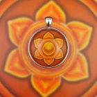 Nemi csakra medál-kulcstartó 33mm x 8mm Letisztult