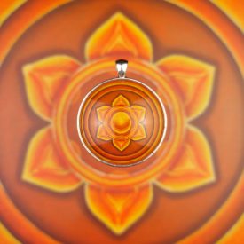   Nemi csakra medál-kulcstartó 43mm x 10mm Nagy méretű, letisztult