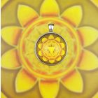 Köldökcsakra medál-kulcstartó 33mm x 8mm Letisztult