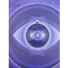 Homlokcsakra medál-kulcstartó 43mm x 10mm Nagy méretű, letisztult