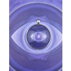 Homlokcsakra medál-kulcstartó 43mm x 10mm Nagy méretű, letisztult