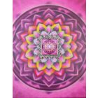 Koronacsakra medál 40mm x 9mm Virágos