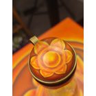 Nemi csakra medál 32mm x 16mm Réz színű