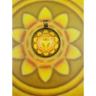 Köldökcsakra medál 32mm x 16mm Réz színű