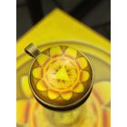 Köldökcsakra medál 32mm x 16mm Réz színű