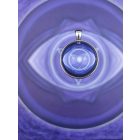 Homlokcsakra medál-kulcstartó 33mm x 15mm Letisztult, magas lencsés