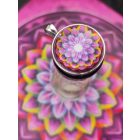 Koronacsakra medál-kulcstartó 33mm x 15mm Letisztult, magas lencsés